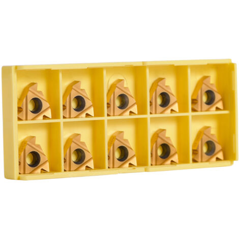 10 pz/set punte in metallo duro CNC inserti lama taglierina tornio utensile con scatola