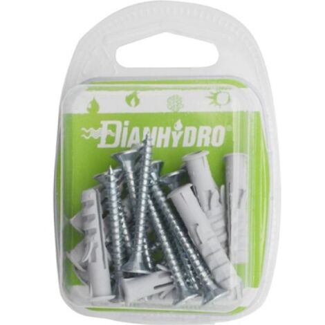 10 PZ TASSELLI CON VITE BLISTER pz.10 x Diam. 8