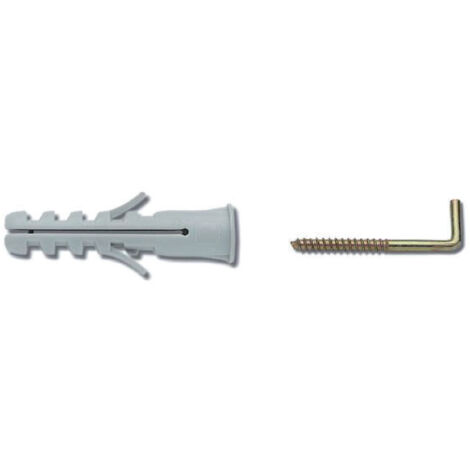 10 pz tassello appendiquadro Elematic tasselli fischer e ganci per quadro