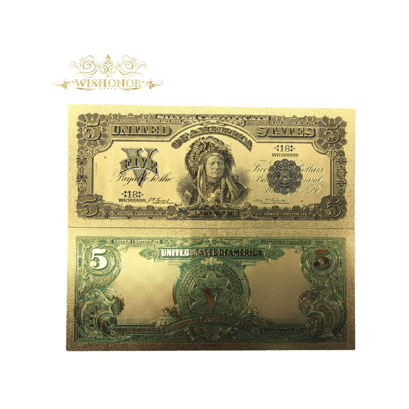 10 pz/lotto 1928 America colore oro banconote 2