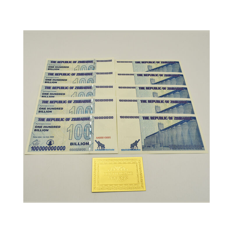 10 pz/set banconote dello sri centioni di mycirion...