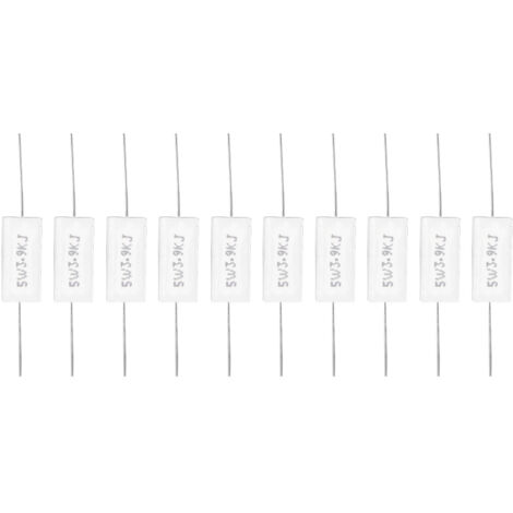 10 Résistances Ciment 5W 3.9KΩ ±5% pour Circuits Électroniques
