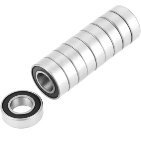 10 rodamientos de bolas de ranura profunda sellados con caucho 688-2RS de 8 x 16 x 5 mm