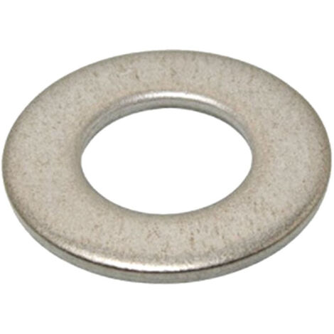 10 rondelles plates en acier zingué - Diamètre 56 mm