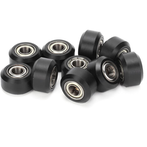 10 Roues de Poulie Folle 5mm avec Roulement MR105 pour Imprimante 3D - Lot de 10 Pièces
