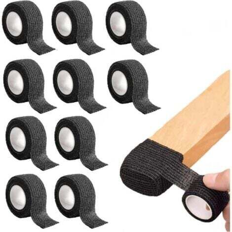 10 Rouleaux Patins Feutres Autocollants - Protection de Meubles, Chaises et Sols - Anti-rayures et Réduction du Bruit