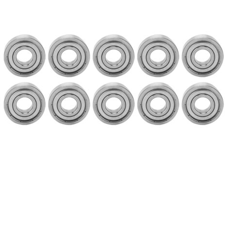 10 roulements à billes 26x10x8mm en acier inoxydable pour réducteurs et broyeurs de machines à papier