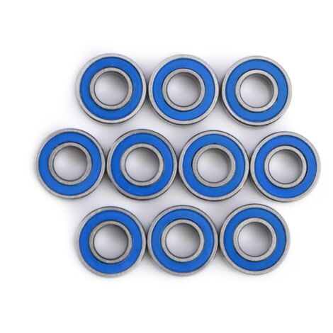 10 roulements à billes 5x11x4mm MR115-2RS en acier inoxydable, double étanchéité, lot de 10 pour modélisme
