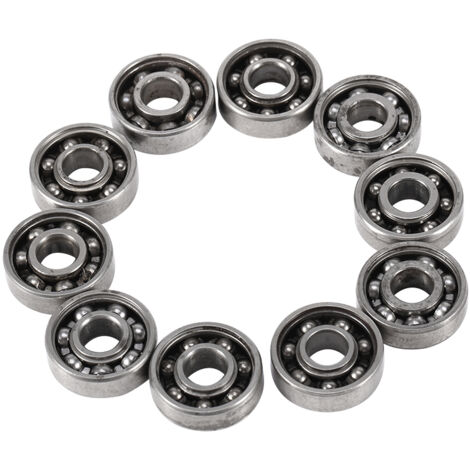 10 roulements à billes 608 en acier 8x22x7mm pour hand spinner et jouets de bureau