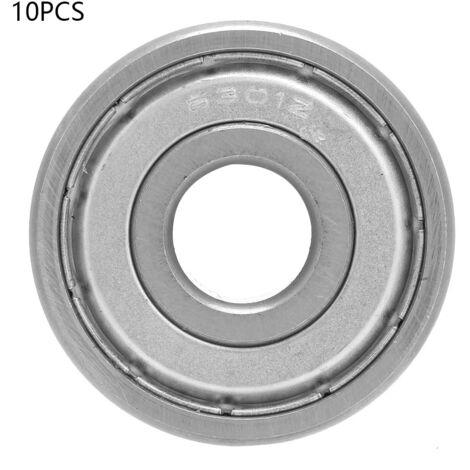10 Roulements à Billes 6301-2RS 12x37x12mm avec Joints Caoutchouc pour Roulements