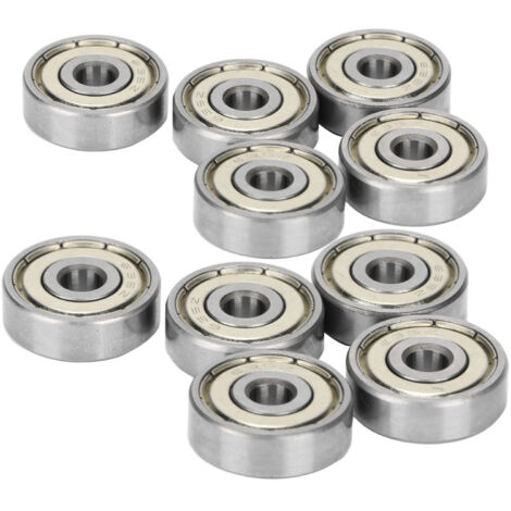 10 Roulements à Billes 635ZZ pour Applications Rapides, Kit de 10 Pièces avec Joints Double Étanchéité