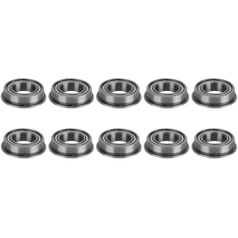 10 Roulements à Billes à Flasque Double Étanchéité pour Équipements de Transmission et Robots