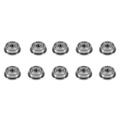 10 Roulements à Billes à Gorge Profonde F623ZZ 3x10x4mm avec Bride pour Imprimante 3D - Lot de 10 Pièces