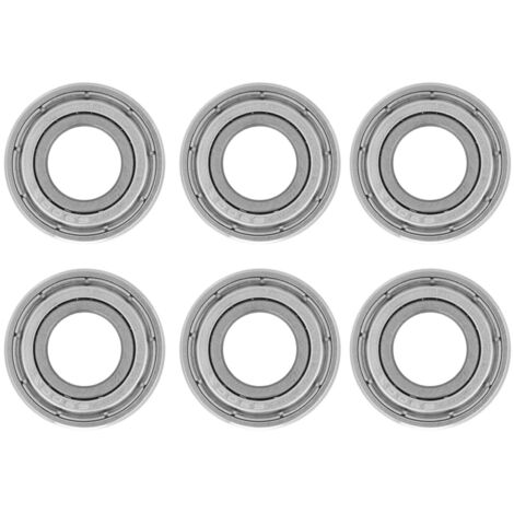 10 roulements à billes en acier miniatures 6900ZZ 10x22x6mm avec double blindage - Lot de 10 pièces