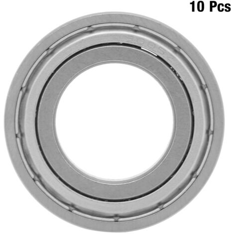 10 roulements étanches à double protection en acier rapide (25x47x8mm) - Lot de 10 roulements à billes à gorge profonde