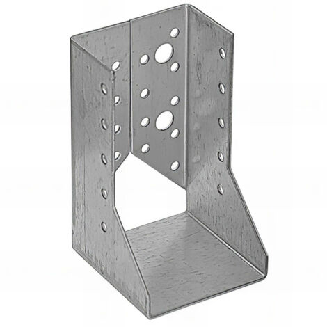Fixtout – Lot de 10 sabots de charpente à ailes intérieurs – Acier galvanisé – Dimensions Larg 70 x Ht 125 mm – Pour solivage en plancher bois