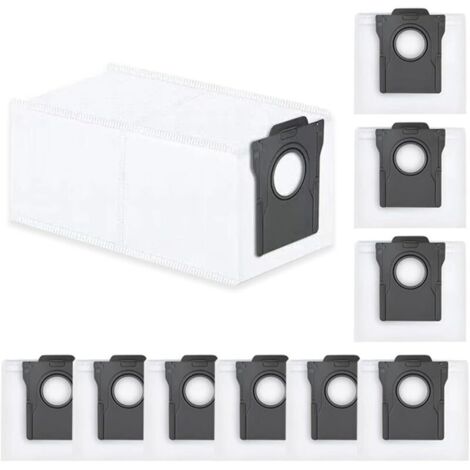 10 sacchetti antipolvere di ricambio per Dreame L10s Pro Ultra Heat/ L10s Ultra Gen 2/ X40 Ultra/ L40 Ultra/ X30 Ultra/ X50 Ultra Complete/Mova E30 Ultra, accessori per sacchetti filtro da 3,2 l