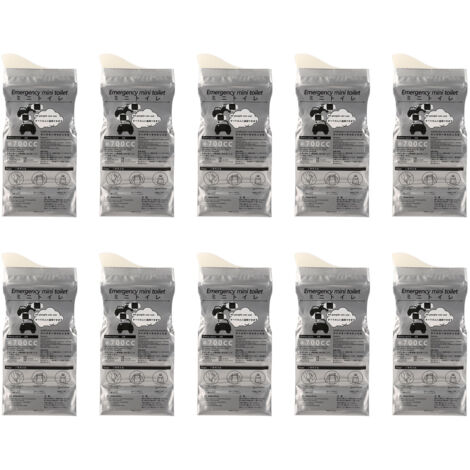 10 sacs à uriner jetables pour voiture, camping, voyage - 700ml - Urinoirs portables d'urgence