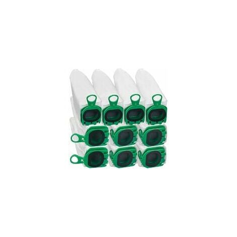 10 sacs d'aspirateur pour sacs à poussière de rechange Vorwerk pour aspirateurs Kobold VB100