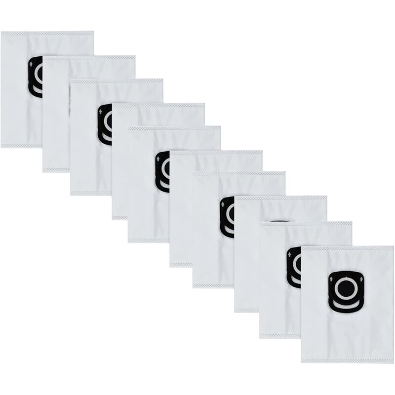 10 Sacs à Poussière Accessoires De Remplacement des Pièces Compatibles pour Rowenta ZR200540 ZR200720 & RO64XX RO63XX RO68XX RO39X
