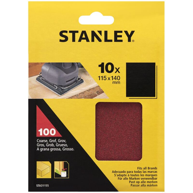 Stanley STA31155 XJ Accessoire de ponceuse 10 pièces pâte sablée - vue 3
