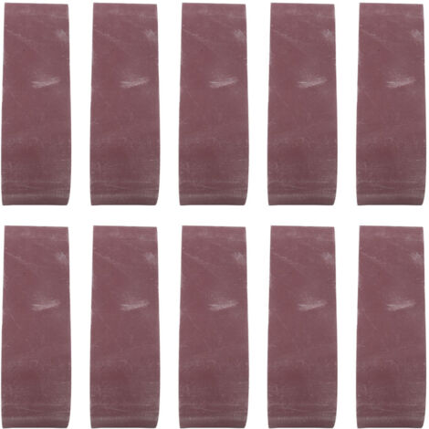 10 Schleifbänder 533x75mm Körnung 240-1000 für Bandschleifer, 10er-Packung, professionelle Schleifmittel