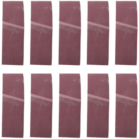 10 Schleifbänder 610 x 100 mm, Körnung 180, für Bandschleifer, ideal zum Schleifen von Holz und Aluminiumoxid-Metall – 10er-Packung