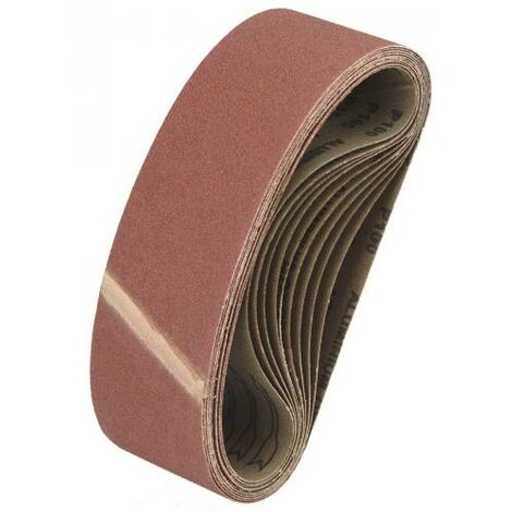 10 Schleifbänder 75x533mm Körnung 320