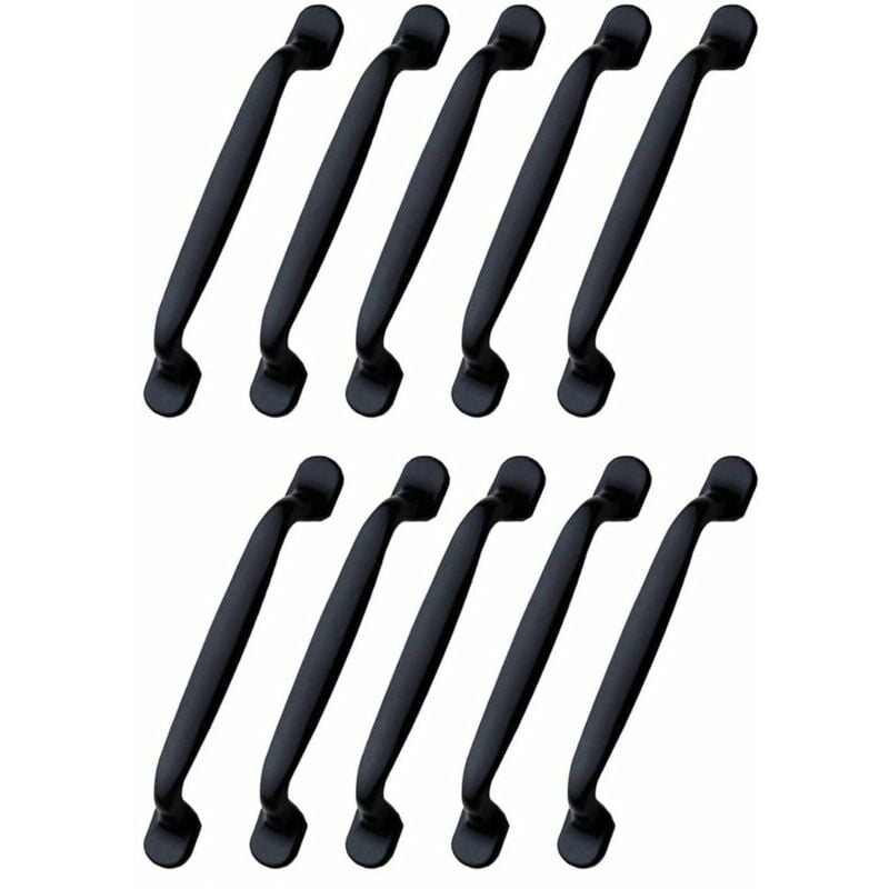 10 schwarze Schrankgriffe, Schublade, Schlafzimmer, Möbel, Zugloch, Mittenabstand 96 mm (96 mm), | 06286528423505 10 schwarze Schrankgriffe, Schublade, Schlafzimmer, Möbel, Zugloch, Mittenabstand 96 mm (96 mm), | 06286528423505