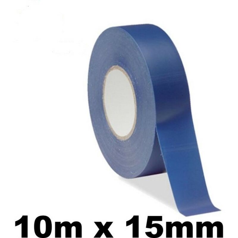 

10 Scotchs alfombra se enrolla para electricista - cinta de 10 metros - AZUL