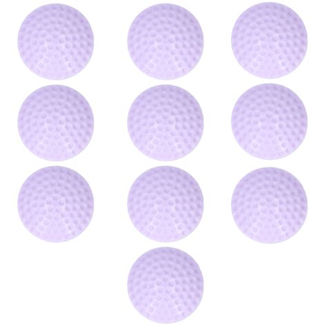 10 selbstklebende Silikon-Türstopper, stoßdämpfende Wandpuffer, Lila