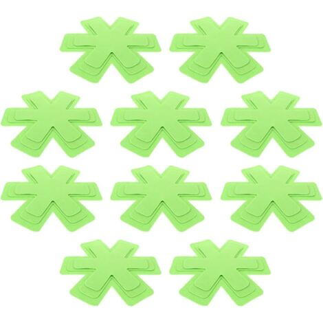 10 séparateurs hexagonaux en feutre pour casseroles de 28 cm