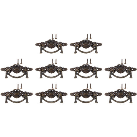 10 Sets Vintage Schrankknöpfe, Schubladengriffe, Schrankgriffe mit Schrauben