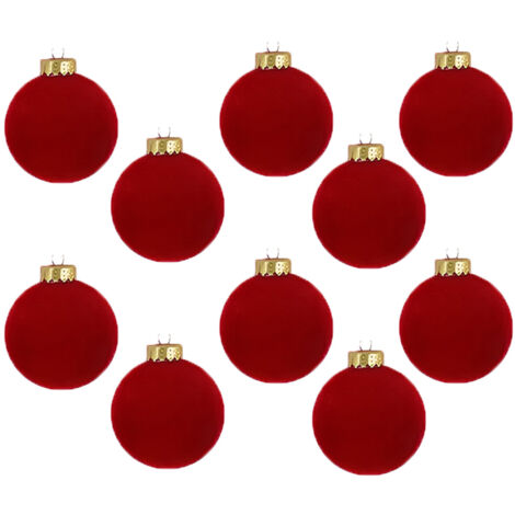 Addobbo natalizio in velluto 2024 Addobbi natalizi in stile vintage Addobbo natalizio in velluto per albero di Natale Palla di strass natalizi per i nonni - Italia