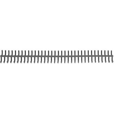 10 spirales de reliure noir en polypropylène durable, 34 anneaux pour classeurs et archives (lot de 10)