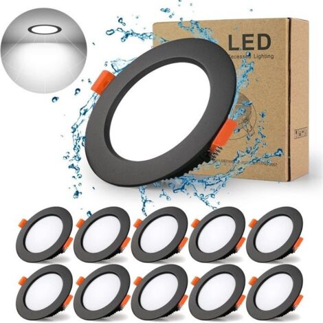 10 Spots encastrable orientable, Spot Led Encastrable Extra Plat 7W 700Lm Spot de Plafond Blanc Froid 6000K