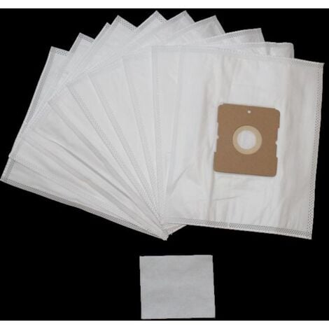 Staubbeutel Filtertüten 10 Staubsaugerbeutel für AEG smart 465 2 Filter