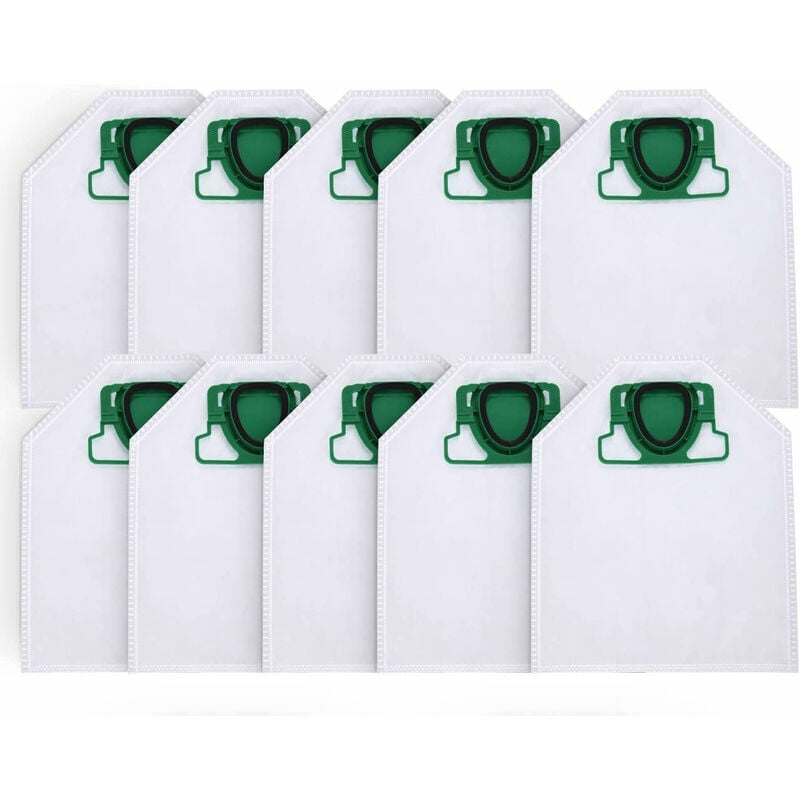 10 Staubsaugerbeutel für Vorwerk Kobold VK200 FP140 | 07634066109136 10 Staubsaugerbeutel für Vorwerk Kobold VK200 FP140 | 07634066109136