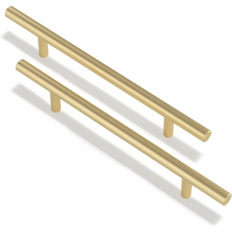 10 Stück 128 mm Küchengriffe mit Schrauben Edelstahl für Schrank, Schrank, Schublade, Türgriff, Küche, Schlafzimmer (10, 128 mm) | 06220058080760