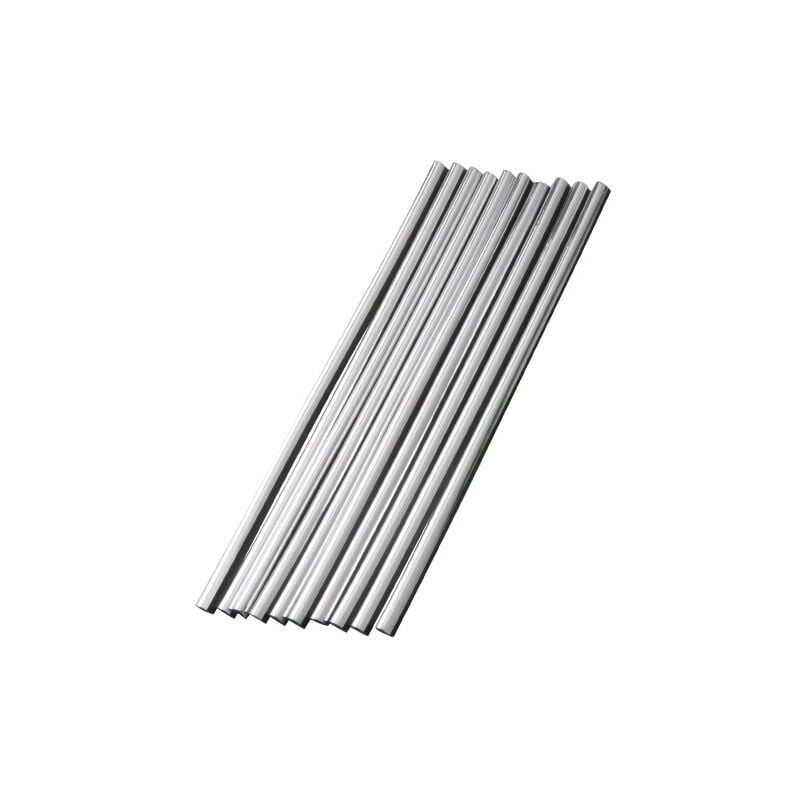 10 Stück 19 cm Auto Dekoration U-förmige Zierleiste pvc Bunt Glänzend Chrom (Silber) | 08300021012535 10 Stück 19 cm Auto Dekoration U-förmige Zierleiste pvc Bunt Glänzend Chrom (Silber) | 08300021012535