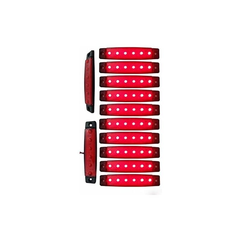 10 Stück 3,8 Zoll 6 LED-Seitenmarkierungs-LED-Anhänger-LKW-Markierungsleuchten, gelbe Markierungsleuchte, Heckmarkierungsleuchte, | 06220058114168 10 Stück 3,8 Zoll 6 LED-Seitenmarkierungs-LED-Anhänger-LKW-Markierungsleuchten, gelbe Markierungsleuchte, Heckmarkierungsleuchte, | 06220058114168