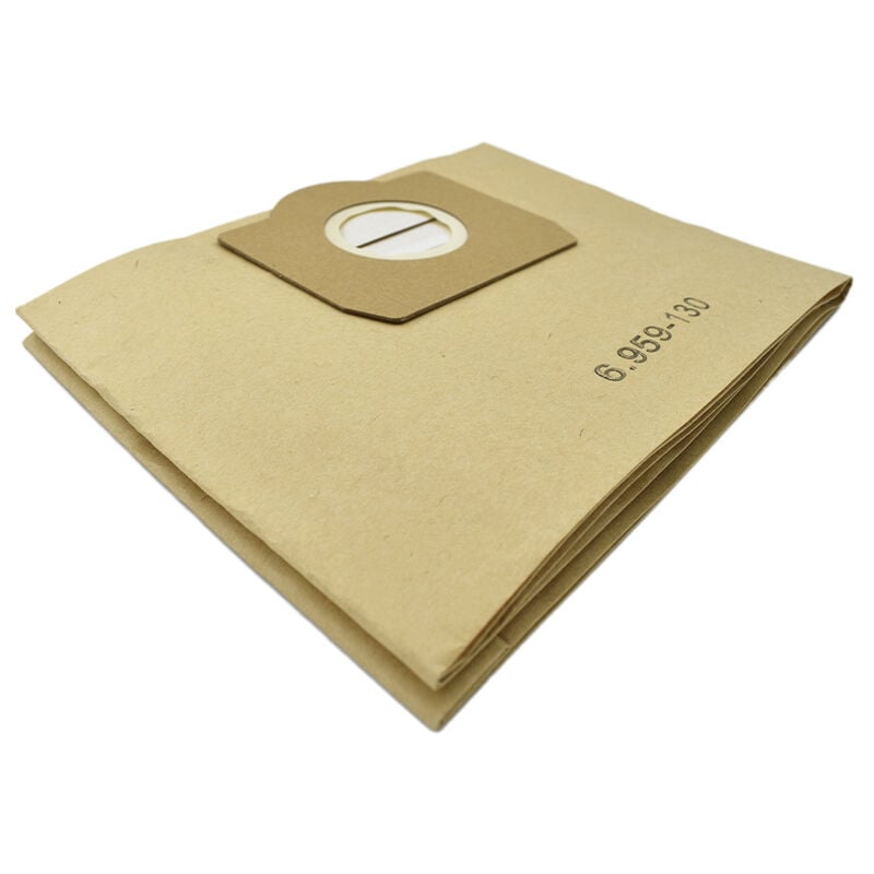 10 Stück 6.959-130.0 Papier-Staubbeutel a 2201/2204/2504 für Kärcher WD3 WD3P Nass- und Trockensauger Ersatz | 09349815503575