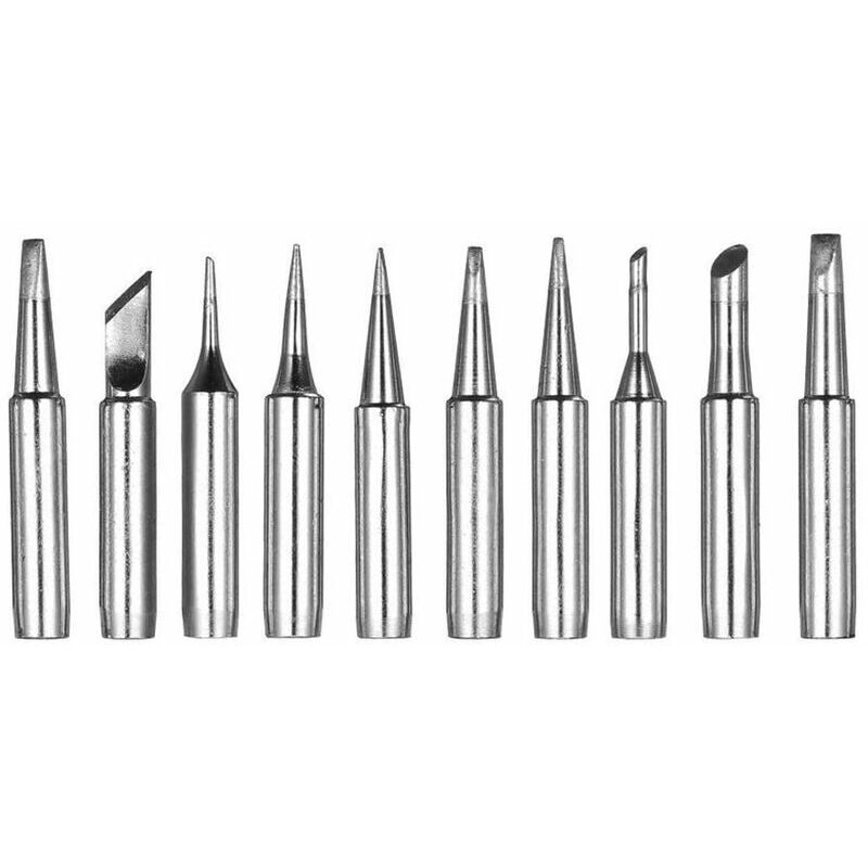 10 Stück 900M Ersatz-Lötkolbenspitzen , Lötspitzen-Kit für Hakko, Radio Shack, tenma, atten, Rapid, Aoyue, Yihua Lötstation | 06286512038128 10 Stück 900M Ersatz-Lötkolbenspitzen , Lötspitzen-Kit für Hakko, Radio Shack, tenma, atten, Rapid, Aoyue, Yihua Lötstation | 06286512038128