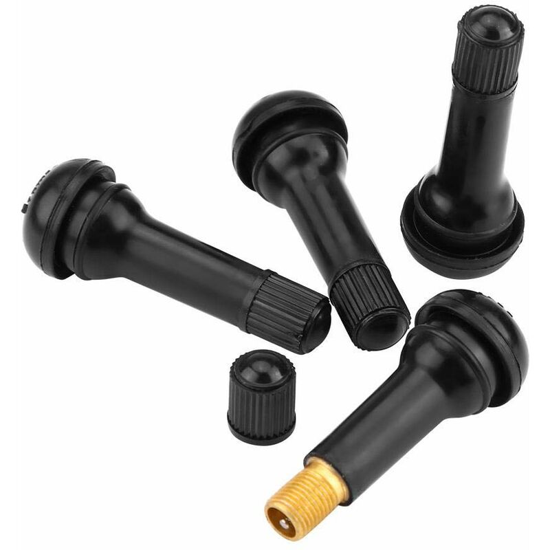 10 Stück Auto Motorrad Universal TR414 Snap in Reifenventilschaft Tubeless, Gummi Plug-in Reifenventilschaft mit Staubkappen | 06931902894999 10 Stück Auto Motorrad Universal TR414 Snap in Reifenventilschaft Tubeless, Gummi Plug-in Reifenventilschaft mit Staubkappen | 06931902894999