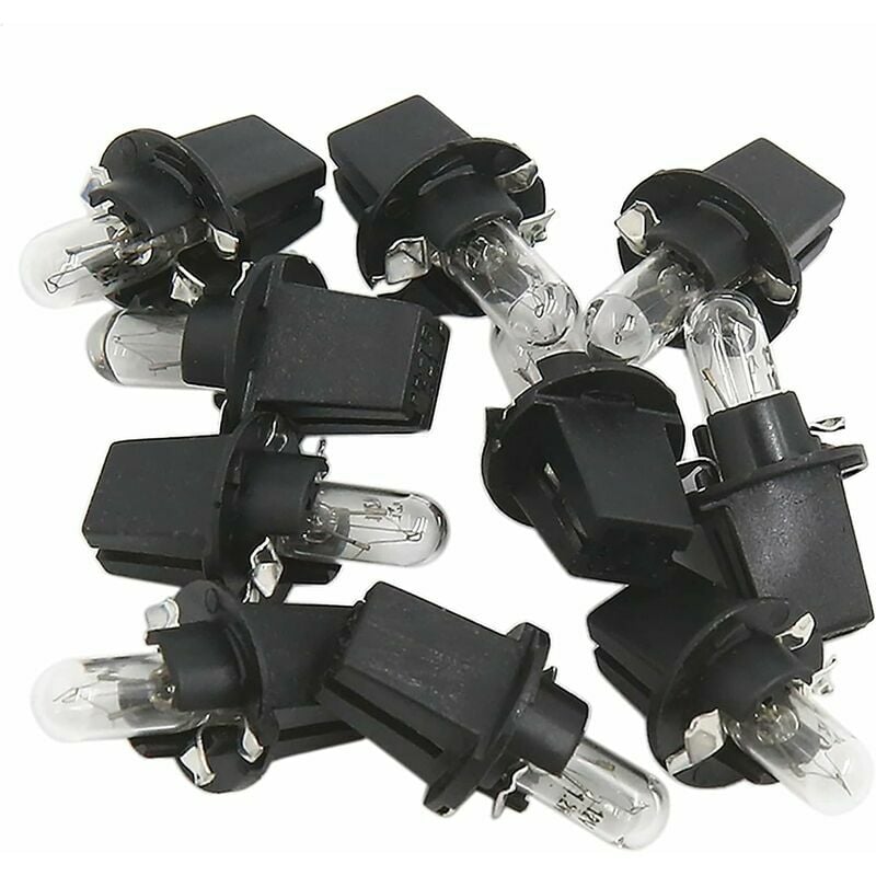 10 Stück dc 12V 1,2W T5 hellgelbe Armaturenbrettbirne für den Autoinnenraum | 07634066305330 10 Stück dc 12V 1,2W T5 hellgelbe Armaturenbrettbirne für den Autoinnenraum | 07634066305330