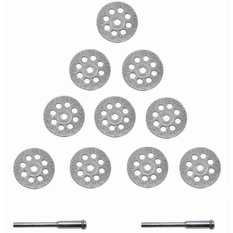 10 Stück Diamant-Klinge Diamant-Schneidmaterialien 22 mm + 2 x Kohlenstoffstahl-Klappenfräser zum idealen Schneiden von Edelsteinen, Glas, Keramik, | 06220058115400 10 Stück Diamant-Klinge Diamant-Schneidmaterialien 22 mm + 2 x Kohlenstoffstahl-Klappenfräser zum idealen Schneiden von Edelsteinen, Glas, Keramik, | 06220058115400