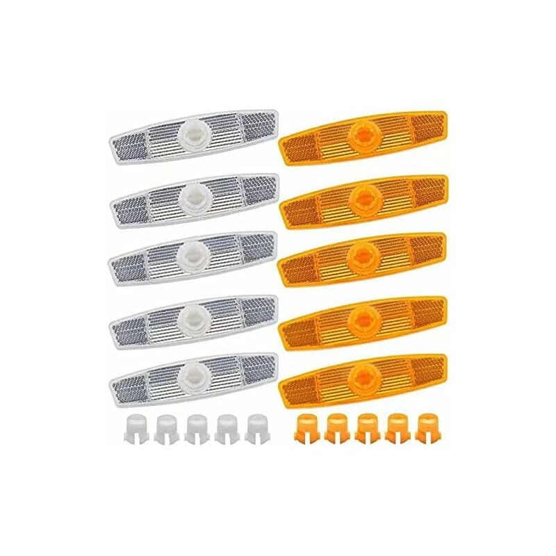 10 Stück Fahrradspeichenreflektor Orange Reflektor Fahrradwarnrad Lichter für Fahrradrad Nachtfahrsicherheitszubehör | 06220058152849 10 Stück Fahrradspeichenreflektor Orange Reflektor Fahrradwarnrad Lichter für Fahrradrad Nachtfahrsicherheitszubehör | 06220058152849
