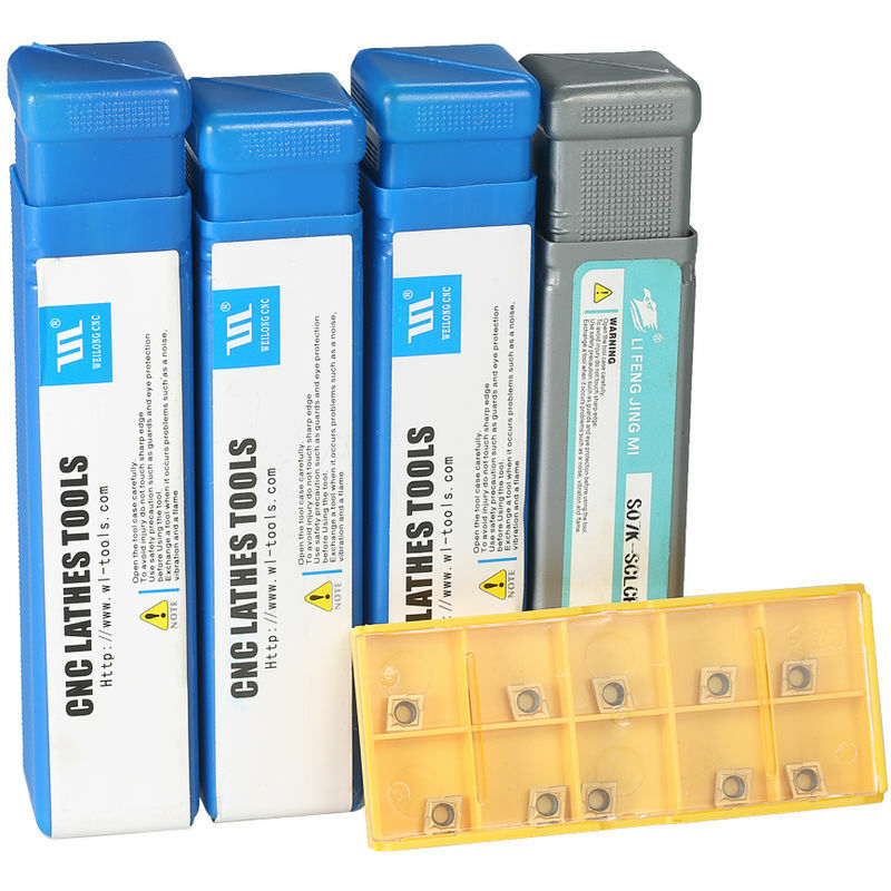 10 Stück Hartmetalleinsätze + Halterung Bohrstange + 4 Stück Schraubenschlüssel cnc Drehmaschine Drehwerkzeug | 06286583127493 10 Stück Hartmetalleinsätze + Halterung Bohrstange + 4 Stück Schraubenschlüssel cnc Drehmaschine Drehwerkzeug | 06286583127493
