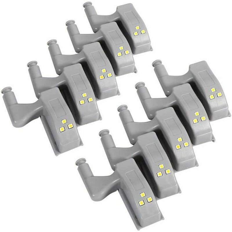 10 Stück LED-Schrankleuchten Universal-Garderobenscharnier Sensorlicht Küche | 07068460352438 10 Stück LED-Schrankleuchten Universal-Garderobenscharnier Sensorlicht Küche | 07068460352438