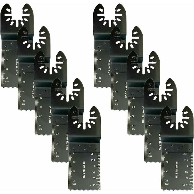 10 Stück Multifunktions-Sägeblatt-Zubehör 34 mm Multi-Tool-Klingen Universal-Multifunktions-Oszillationswerkzeuge | 06286528472343 10 Stück Multifunktions-Sägeblatt-Zubehör 34 mm Multi-Tool-Klingen Universal-Multifunktions-Oszillationswerkzeuge | 06286528472343